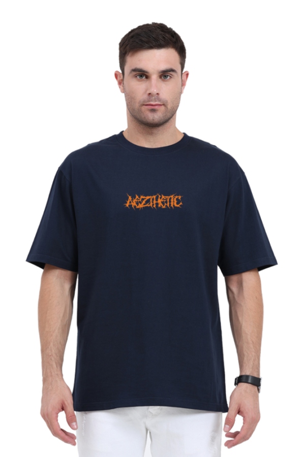 daemon II navy blue oversized t-shirt